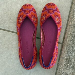 Rothy's The Flat Lotus Burst
Colorful Knit Round Toe Flats Size9-
